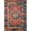 Vintage Marrakech Vloerkleed Zwart / Multi Laagpolig - 160x230 CM
