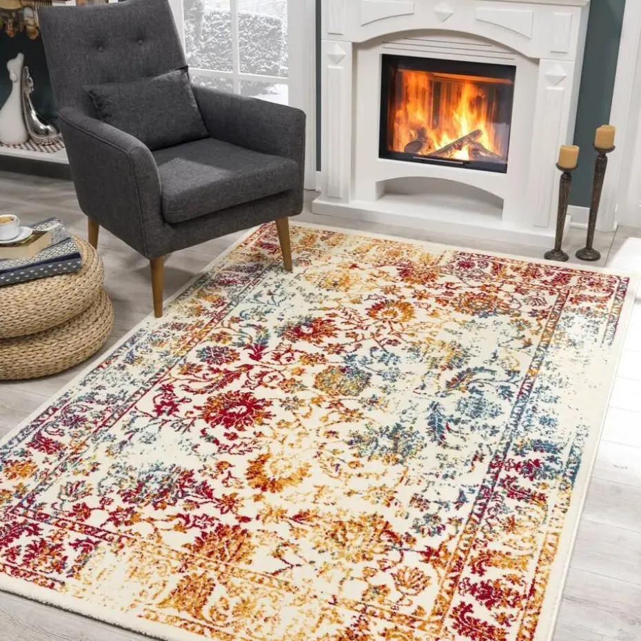 Vintage Van Gogh Vloerkleed Multi Laagpolig - 140x200 CM