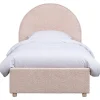 Vipack bed Moon met opbergruimte - roze - 90x200 cm