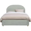 Vipack bed Moon met opbergruimte - mint - 140x200 cm