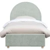 Vipack bed Moon met opbergruimte - mint - 90x200 cm