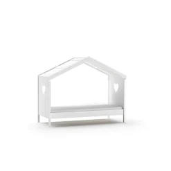Vipack huisbed Amori zonder achterwand - wit - 90x200 cm