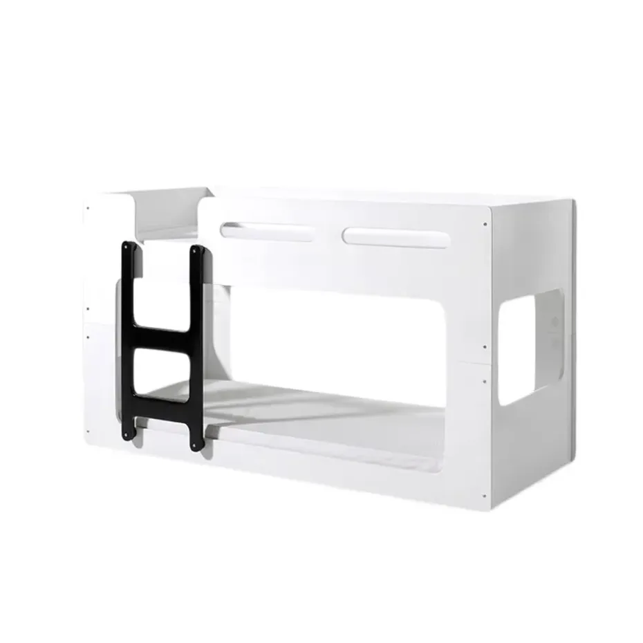 Vipack stapelbed Luca - wit/zwart - 210x90,4x106,8 cm