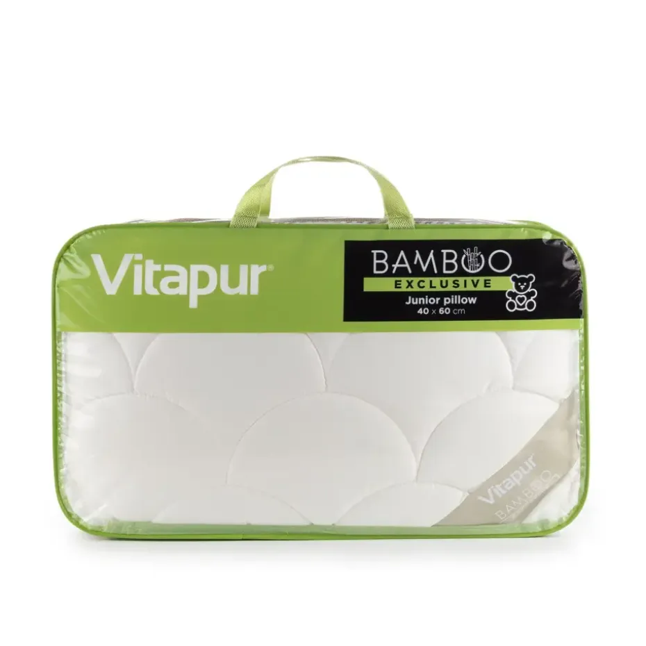 Vitapur Kinderkussen - Bamboe Hoofdkussen - Wasbaar - 40x60 cm