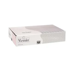 Vivalto schaaltjes/kommetjes - porselein - zalm roze - D14 cm