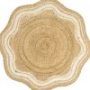 Vloerkleed Alandi - beige - Ø100 cm