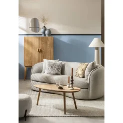 Vloerkleed Kent - beige - 190x280 cm
