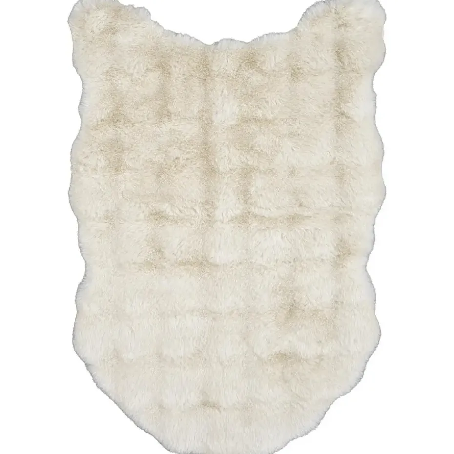 Vloerkleed Polar - crème - 60x90 cm
