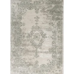 Vloerkleed Urali - crème/groen - 160x230 cm