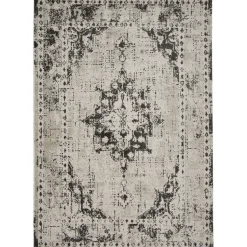 Vloerkleed Urali - lichtgrijs/antraciet - 200x290 cm