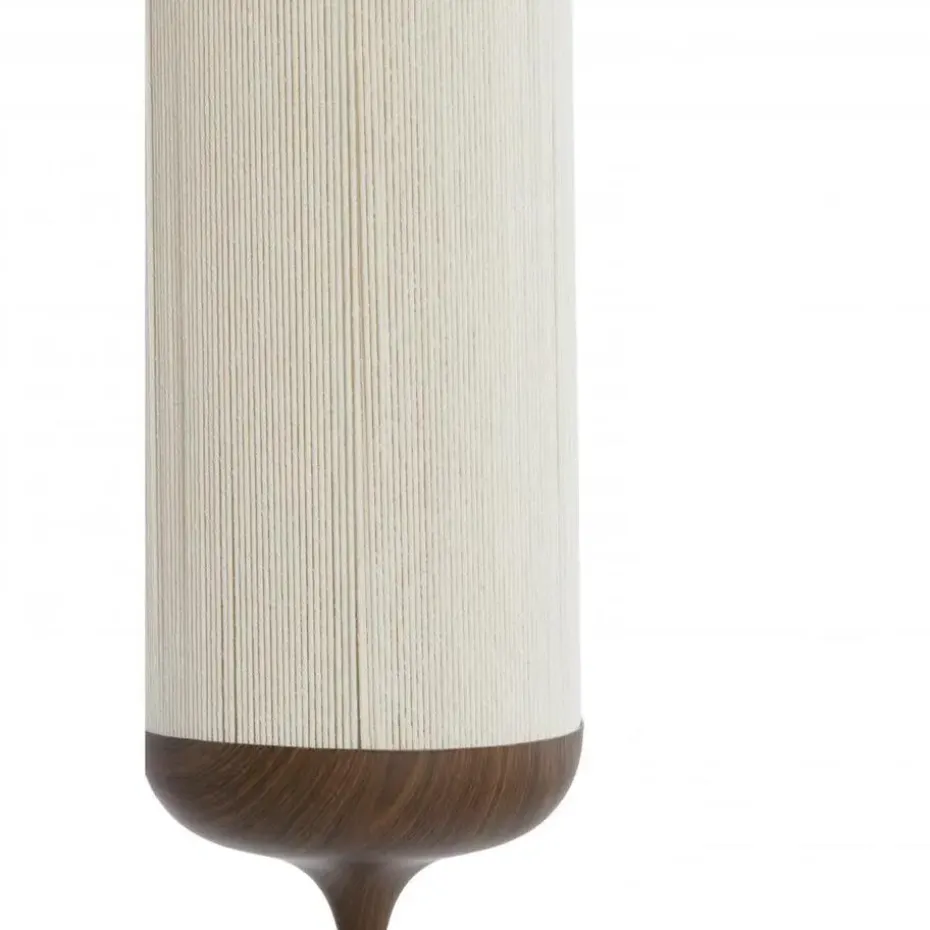 Vloerlamp Dania - Crème/Bruin - Ø23x159cm