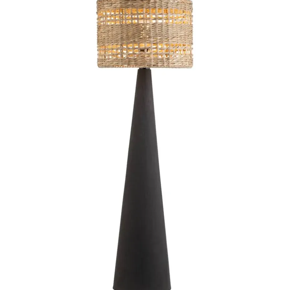 Vloerlamp Rita E27 - naturelkleur - 115xØ36 cm