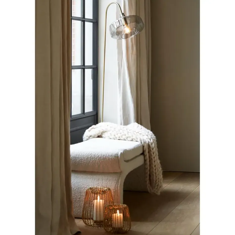Vloerlamp Solna - Antiek Brons - 45x29,5x160cm