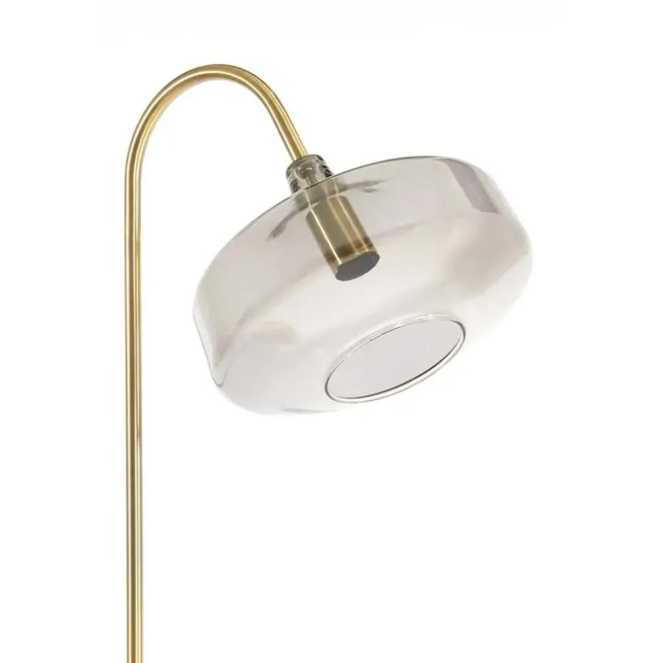 Vloerlamp Solna - Antiek Brons - 45x29,5x160cm