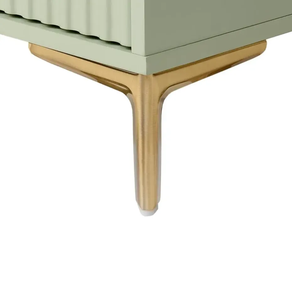 WALCOTT - Ladekast met 6 lades - Lichtgroen - MDF
