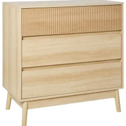 WALES - Ladekast 3 lades - Lichte houtkleur - MDF