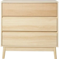 WALES - Ladekast 3 lades - Lichte houtkleur - MDF