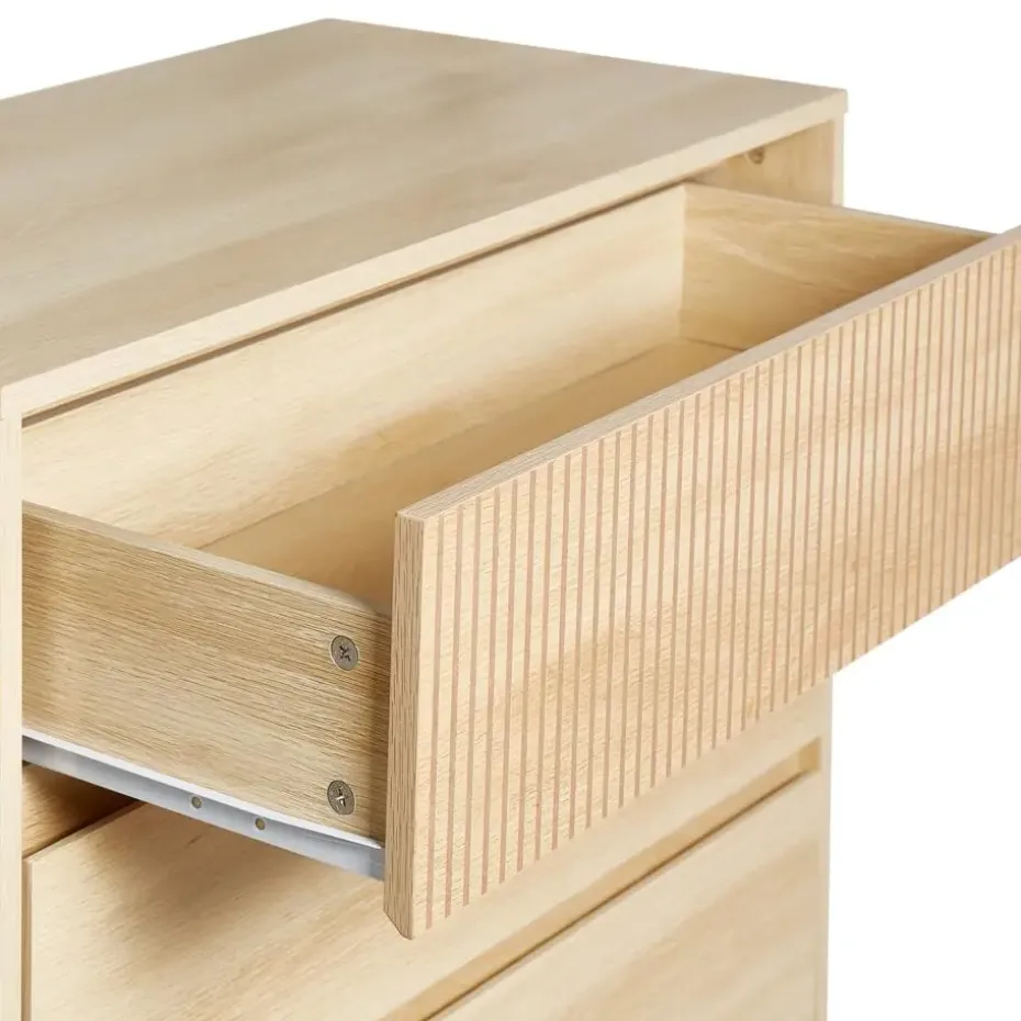 WALES - Ladekast 3 lades - Lichte houtkleur - MDF