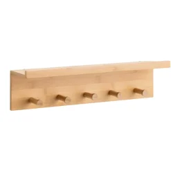 Wandkapstok Hazel - naturel - 12x49x9,5 cm