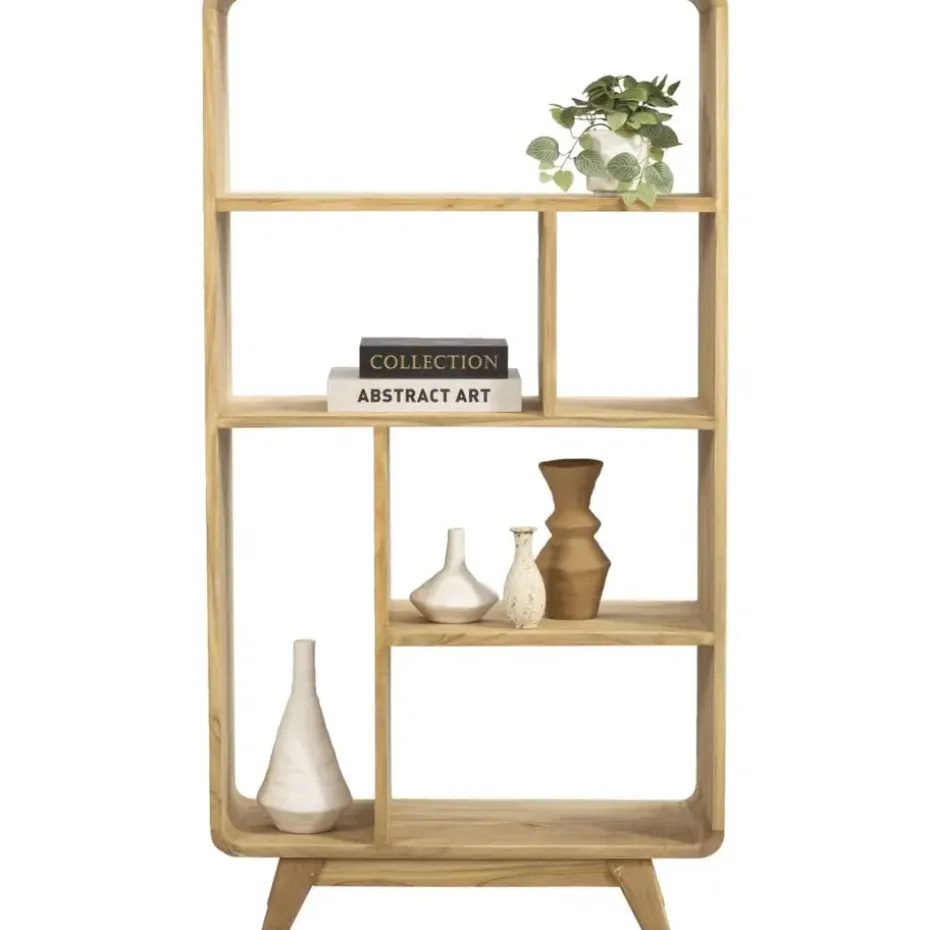 Wandkast Bulan - naturel - 80x33x150 cm