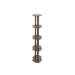 Wandkast Donkerbruin - 105x30x140cm - Moln