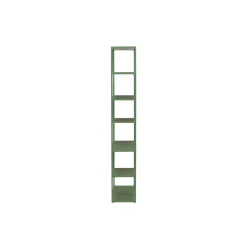 Wandkast Groen Staal - 85x35x190cm - Staal