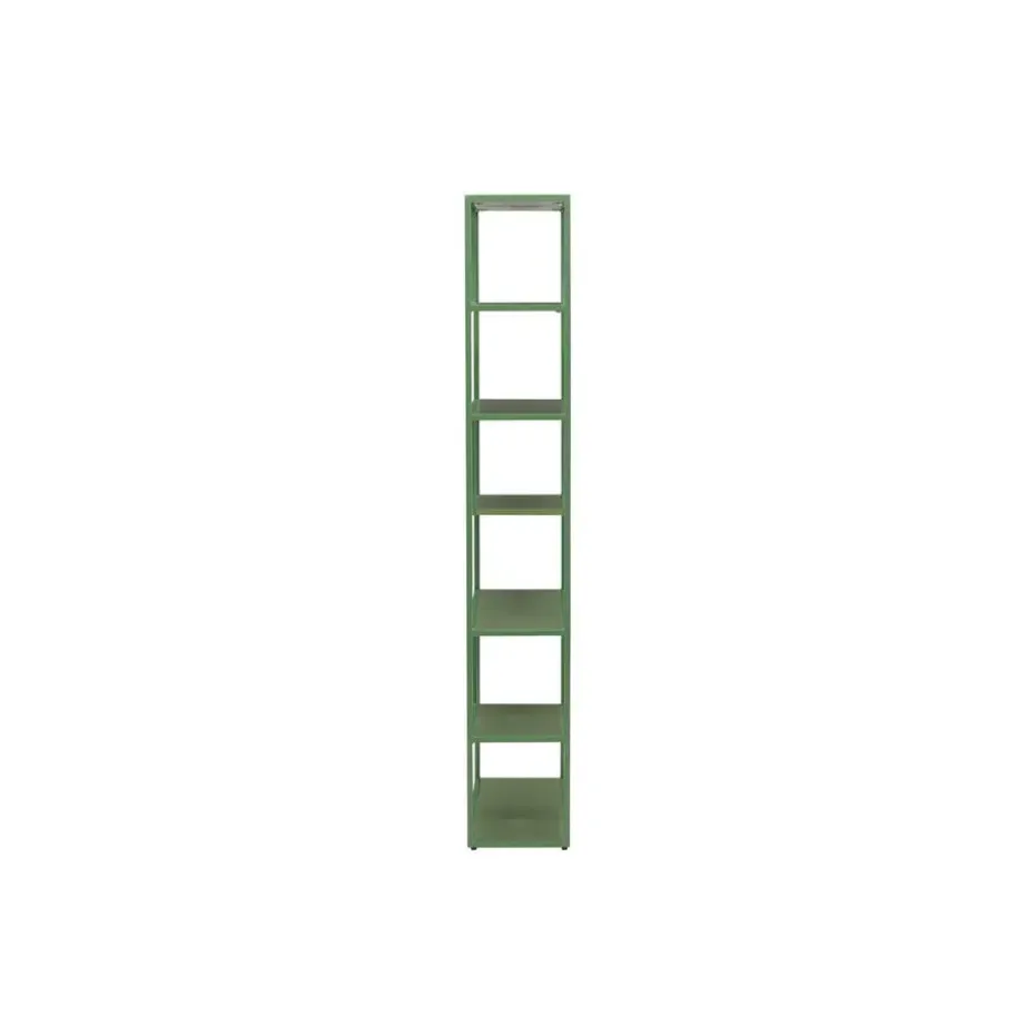 Wandkast Groen Staal - 85x35x190cm - Staal
