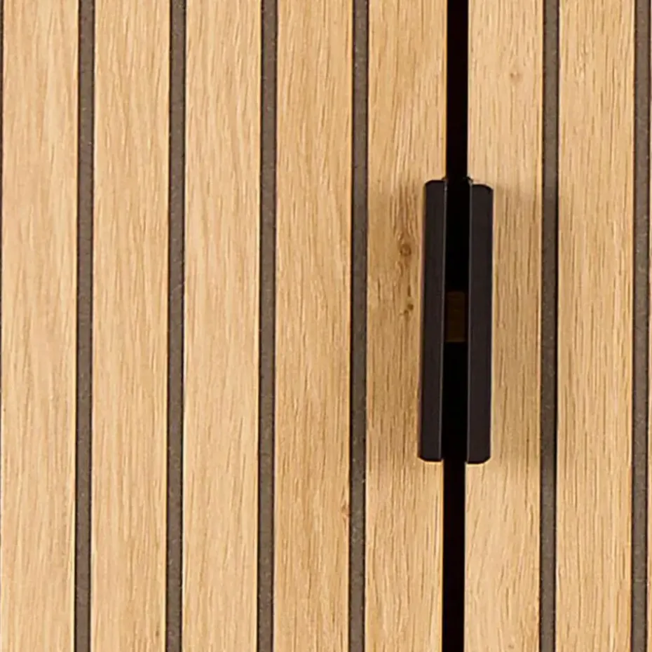 Wandkast Naturel Eikenlook - 80x40x140cm - Juna