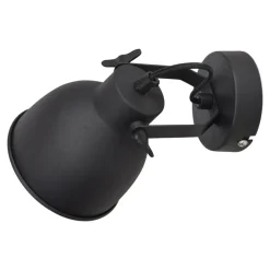 Wandlamp Industrial Large Ø14cm Vintage black
