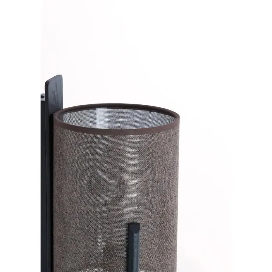 Wandlamp Litto - Mat zwart - 22x18x36cm
