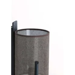 Wandlamp Litto - Mat zwart - 22x18x36cm