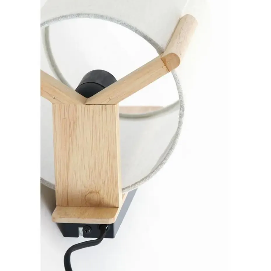 Wandlamp Litto - Naturel - 22x18x36cm