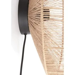 Wandlamp Lyra - Bruin - Ø43cm