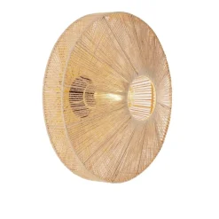 Wandlamp Lyra - Bruin - Ø43cm