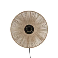 Wandlamp Lyra - Bruin - Ø43cm