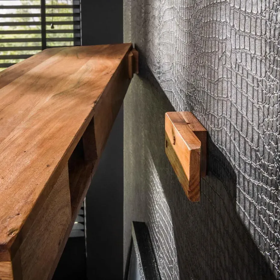 Wandplank Acaciahout 200cm - 200x25x8cm - Plank Tree