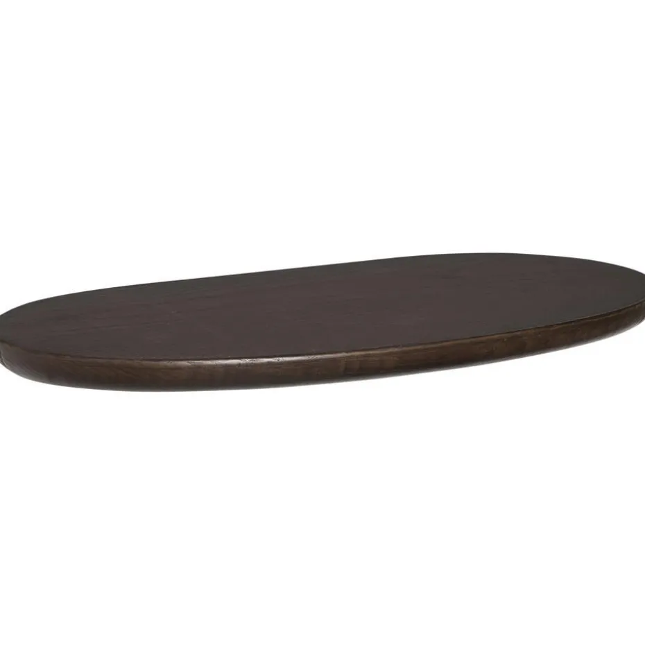 Wandplank Daan - donkerbruin essenhout - 40x18 cm