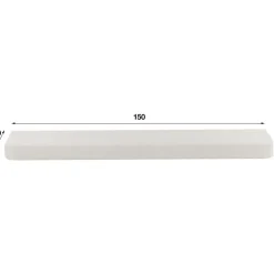 Wandplank Solero 150 cm-marmer composiet