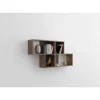 Wandrek Nora - donkerbruin/grijs - 53x100x19,5 cm