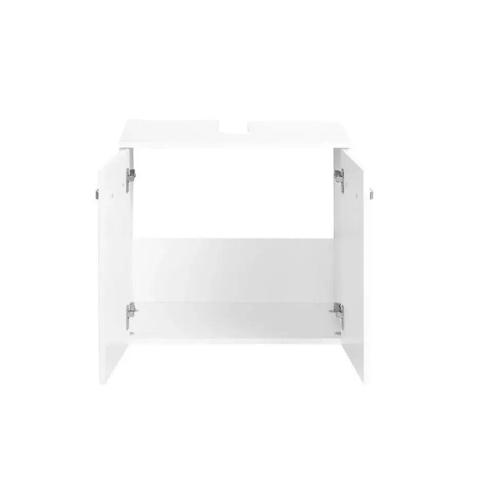 Wastafelonderkast Bobbi 60cm 2 deuren - wit