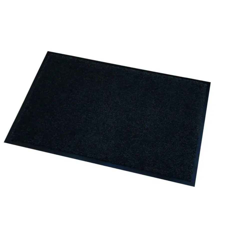Wicotex Deurmat - droogloopmat - zwart - 120 x 80 cm