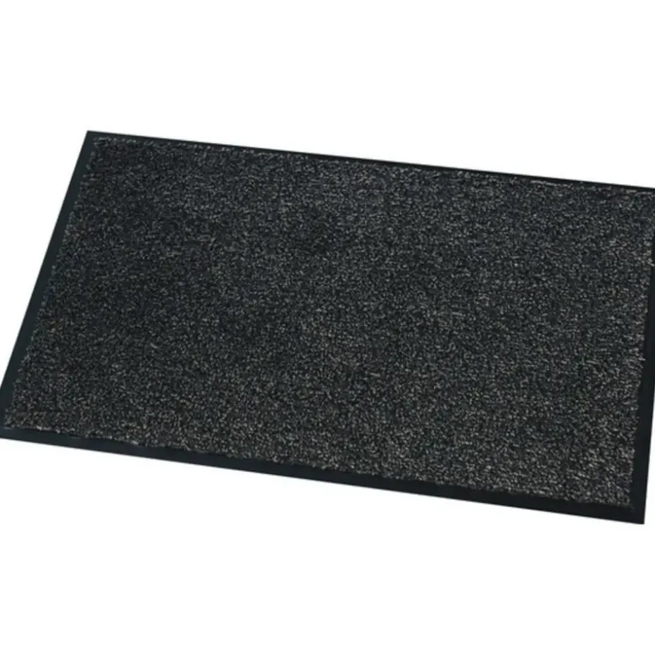 Wicotex Deurmat - droogloopmat - antraciet grijs - 60 x 80 cm