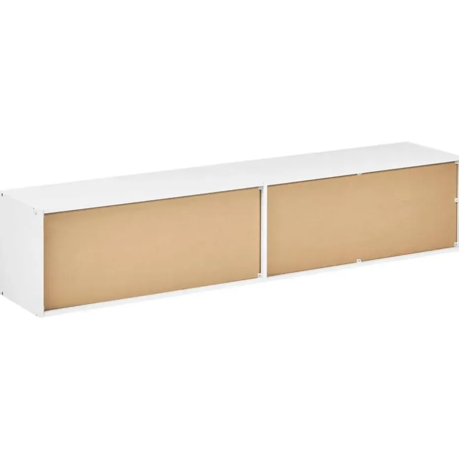 WINNIPEG - Boekenkast 4 planken - Wit - Vezelplaat