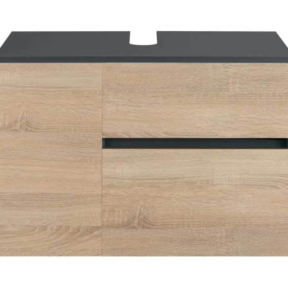 Wisla - Badmeubel 80 cm 1-lade, 1 klep, 1 deur spaanplaat