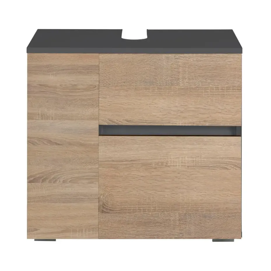 Wisla - Badmeubel 60 cm 1-lade, 1 klep, 1 deur spaanplaat