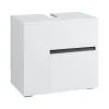 Wisla - Badmeubel 60 cm 1-lade, 1 klep, 1 deur wit spaanplaat