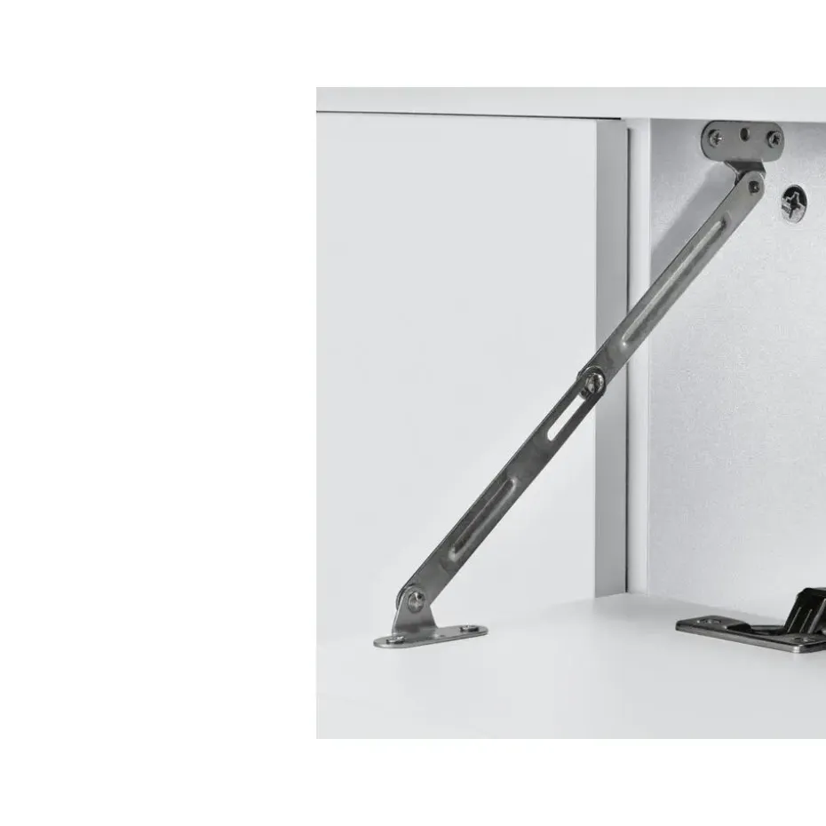 Wisla - Badmeubel 80 cm 1-lade, 1 klep, 1 deur wit spaanplaat