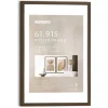 Wissellijst hout Poster 61x91,5 of 50x70 Walnoot - 61 x 91,5