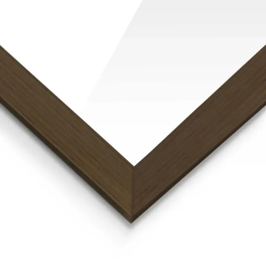 Wissellijst hout Poster 61x91,5 of 50x70 Walnoot - 61 x 91,5