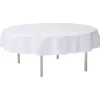 Wit rond tafelkleed/tafellaken 180 cm non woven polypropyleen